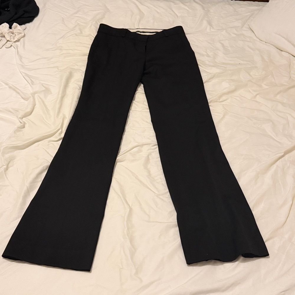 Theory Black Wool Pants